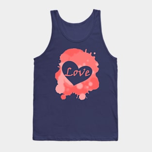 Spattered Love Tank Top